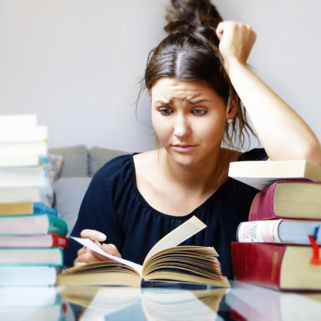 Examenstress bij beelddenkers.