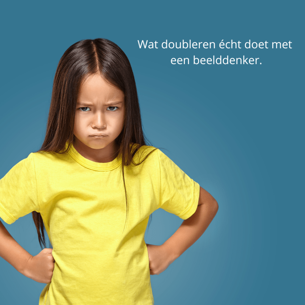 Wat doubleren écht doet met een beelddenker